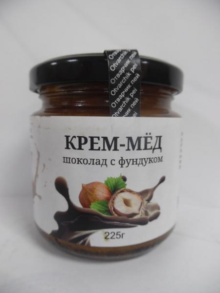 Крем-мёд Фундук с шоколадом, стекло 40гр Гордость Алтая