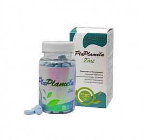 Концентрат пищевой PlaPlamela Цинк  120 табл по 600 мг Сашера-Мед 